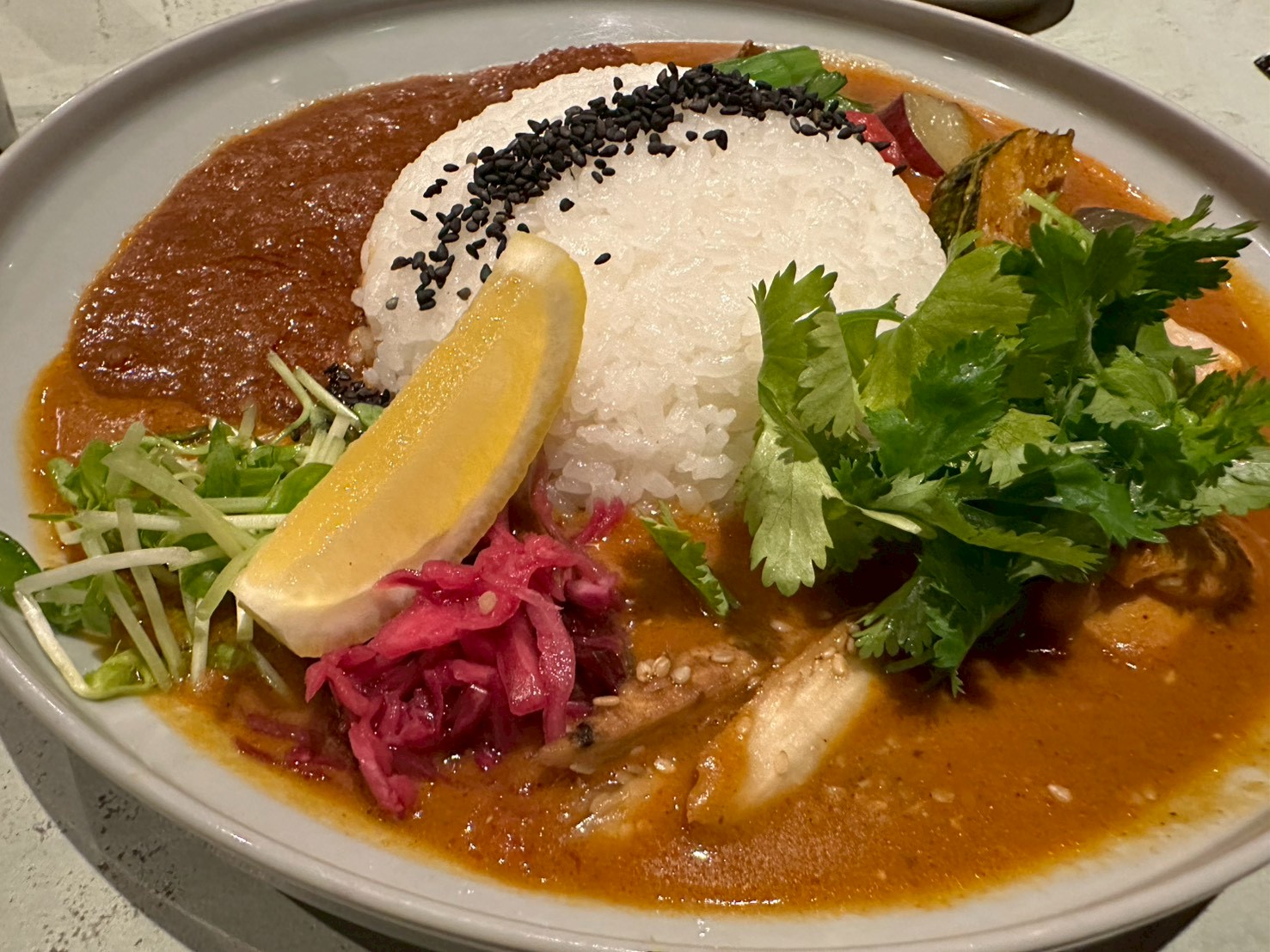 水道町｜ランチ限定！本格和食屋さんのカレー