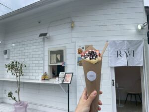 九品寺｜夜まで営業！ボリューミー＆もちもち度MAXの米粉生地が楽しめるクレープ屋さん