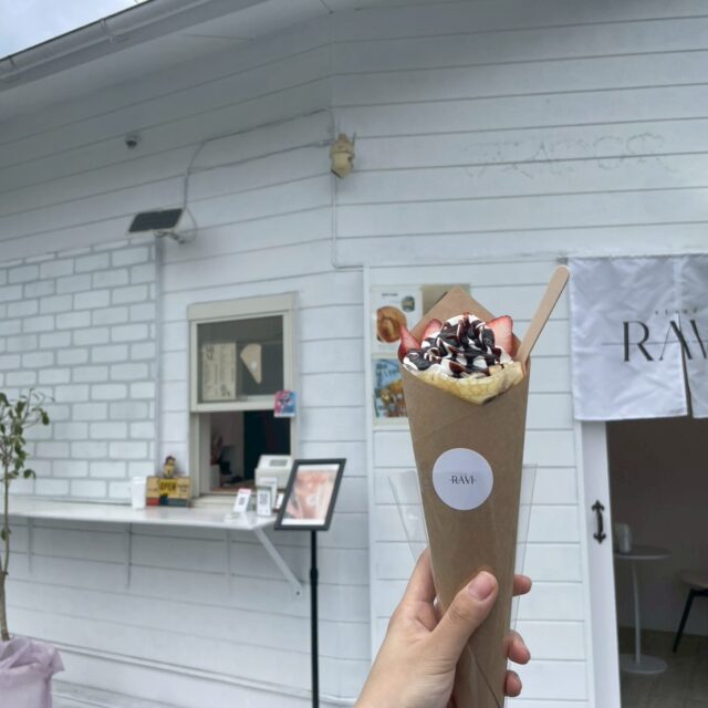 九品寺｜夜まで営業！ボリューミー＆もちもち度MAXの米粉生地が楽しめるクレープ屋さん