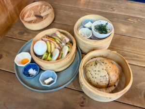大江｜蒸籠で蒸しあげる自家製ベーグルとともに、和のやさしさに包まれるひととき