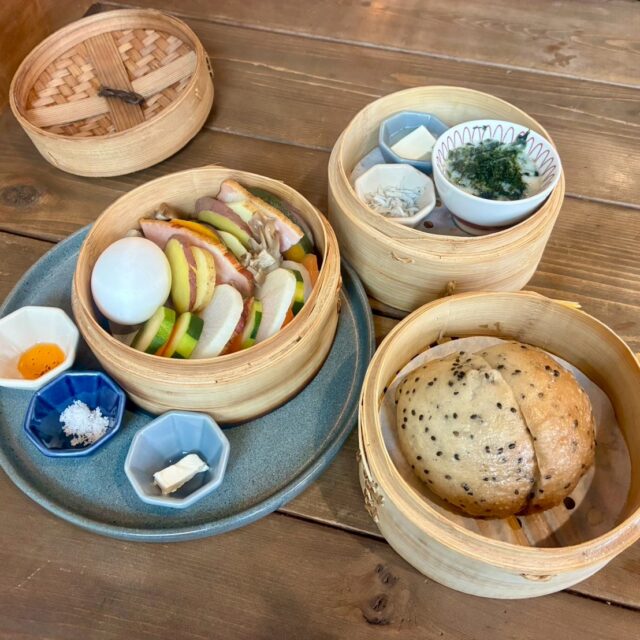 大江｜蒸籠で蒸しあげる自家製ベーグルとともに、和のやさしさに包まれるひととき
