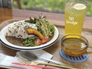 人吉｜アメリカンなトレーラーで味わう、豆乳スパイスカレーと絶景